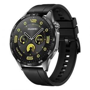 HUAWEI WATCH GT 4 Smartwatch ? Bis zu 2 Wochen Akkulaufzeit Fitness-Tracker ? Kompatibel mit Android & iOS ? Gesundheitsüberwachung mit Pulswellenanalyse ? GPS integriert ? 46 mm Schwarz (erneuert)