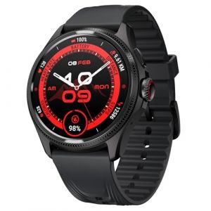 Ticwatch Pro 5 Enduro Smartwatch für Männer Android Wear OS Smart Watch 90 Std. Akku 110+ Trainingsmodi 7/24 Herzfrequenz 5ATM GPS Kompass Nicht mit dem iPhone kompatibel