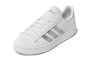 adidas Originals Grand Court Alpha Footwear White/Silver Metallic/Footwear White 6.5 B (M)