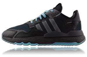 Adidas Ninja Nite Jogger Black Grey Five Blue Glow EUR 43 1/3