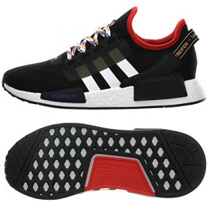 Adidas NMD_R1 V2 schwarz rot Herren Low-Top Sneakers Freizeitschuhe Boost NEU (numeric_44)