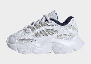 adidas OZMILLEN Elastic Lace Shoes, Cloud White / Grey One / Bright Blue