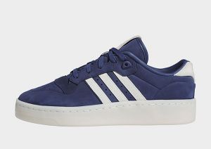 adidas Rivalry Low Lux Schuh, Dark Blue / Ivory / Ivory