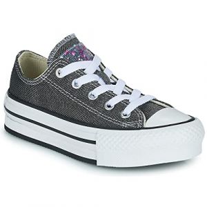 Converse Chuck Taylor All Star Eva Lift Undersea Glitter Ox Sneaker Madchen Schwarz - 34 - Sneaker Low Shoes