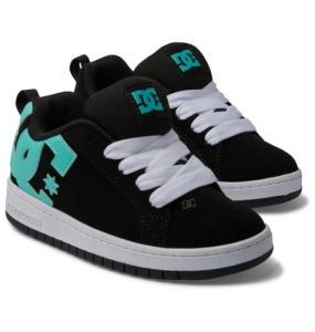 DC Shoes Court Graffik - Leather Shoes for Kids - Schuhe - Kinder - 36 - Schwarz