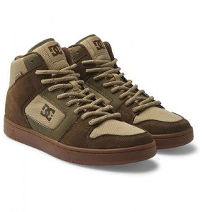 DC Shoes Manteca 4 Hi WR - High-Top Leather Shoes for Men - High-Top-Lederschuhe - Männer - 40 - Braun