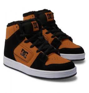 DC Shoes Manteca 4 Hi - Lace Up Shoes for Boys - Schuhe mit Schnürsenkeln - Jungen - 33 - Braun