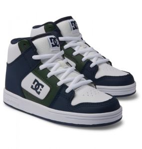 DC Shoes Manteca 4 Hi - Leather High-Top Shoes for Kids - High-Top-Schuhe aus Leder - Kinder - 34.5 - Weiss