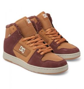 DC Shoes Manteca 4 Hi WR - High-Top Leather Shoes for Men - High-Top-Lederschuhe - Männer - 44.5 - Braun