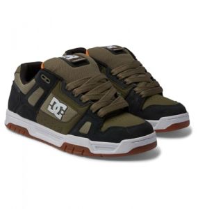 DC Shoes Stag - Leather Shoes for Men - Lederschuhe - Männer - 43 - Grün