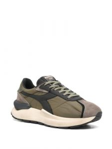 Diadora Heritage Mercury Elite 180469 Sneaker Casual Unisex Mix Leder Schwarz/Weiß