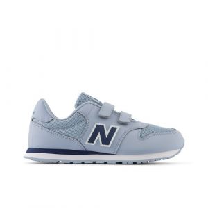 New Balance Kids' 500 Hook & Loop in Grau/Blau