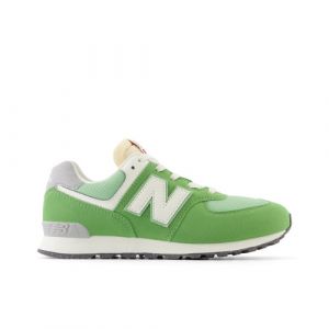 New Balance Kinder 574 in Grün/Weiß