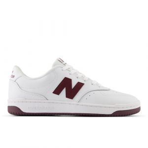 New Balance Unisex BB80 in Weiß/Rot