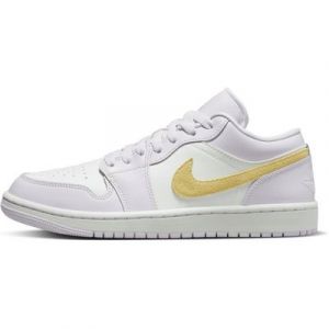 Nike Air Jordan 1 Low White Barely Grape Damen - Größe EUR 40 Sneaker limitierte Auflage