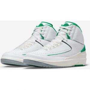 Nike Air Jordan 2 Retro White Lucky Green Herren Sneaker limitierte Auflage