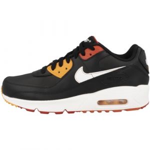 Nike Unisex Kinder Sneaker Low Air Max 90 Leather (GS) Schwarz 37