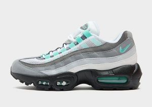 Nike Air Max 95 Junior, White/Iron Grey/Cool Grey/Hyper Turquoise