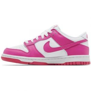 Nike Sportswear Dunk Low White Laser Fuchsia GS Damen Sneaker limitierte Auflage