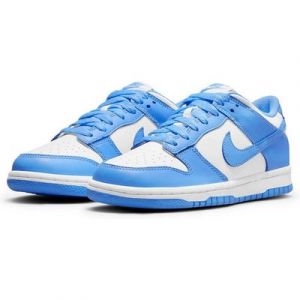 Nike Sportswear Dunk Low UNC White University Blue GS Sneaker limitierte Auflage