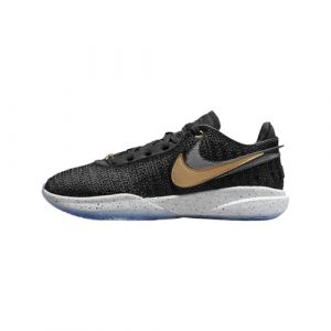 Nike Herren Lebron XX Black/Metallic Gold-White (DJ5423 003) - 9