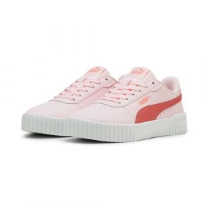 PUMA Mädchen Carina 2.0 Sneakers 38 Whisp of Pink Active Red White