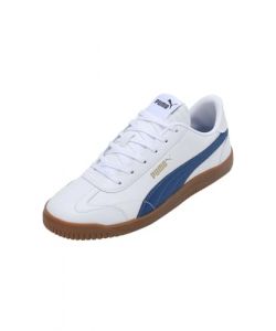 PUMA Erwachsene Club 5v5 Sneakers 46 White Clyde Royal Gold Blue