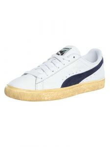 PUMA Herren Clyde Vintage-Sneakers aus Leder