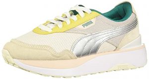 PUMA Damen Cruise Rider OQ Sneaker 40Eggnog Silver Cloud Pink Beige Gray