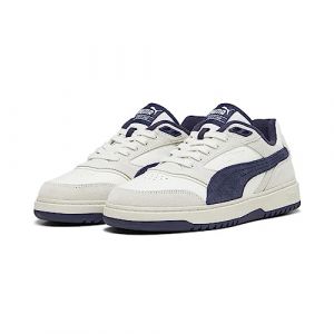 PUMA Unisex Zapatillas Doublecourt PRM 43 Warm White New Navy Blue Sneaker