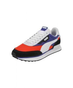 PUMA Erwachsene Future Rider Play-on Sneakers 46 Redmazing Lapis Lazuli Red Blue ?Classic Sneakers Unisex Erwachsene