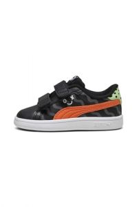 PUMA Unisex Kids SMASH 3.0 L MIX MTCH V INF-PUMA BLACK-HOT HEAT-SPRING FERN-COOL DARK GRAY-PUMA WHITE