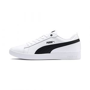 PUMA Damen Smash v2 Leder-Sneakers 35.5White Black