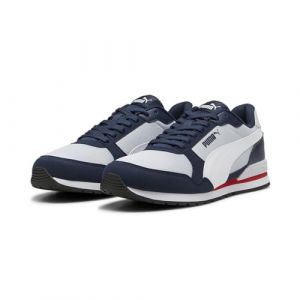 PUMA Erwachsene ST Runner v2 Mesh-Sneakers 44Silver Mist White Club Navy for All Time Red Black Gray Blue