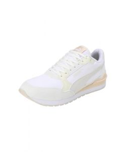 PUMA Erwachsene ST Runner v4 Nylon Sneakers 46 White Alpine Snow Frosted Ivory Creamy Vanilla ?Basic Sneakers Unisex Erwachsene