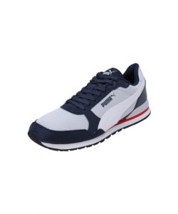 PUMA Erwachsene ST Runner v2 Mesh-Sneakers 42Silver Mist White Club Navy for All Time Red Black Gray Blue