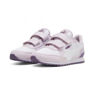 PUMA Jugendliche ST Runner v3 Mesh V Sneakers 31.5White Grape Mist Crushed Berry Purple