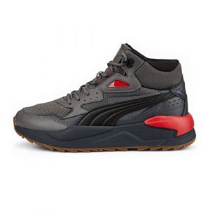 PUMA Herren X RAY Speed Mid WTR Sneaker Castlerock-Black-Ebony-red Winter (385869 02) 42.55 EU