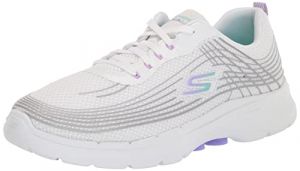 Skechers Damen GO Walk 6 Stunning Glow Sneaker