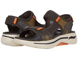 Skechers Go Walk Arch Fit Sandal - Mission Olive/Orange 11 D (M)