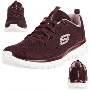 Skechers Sport Womens Graceful GET Connected Sneakers Women Rot