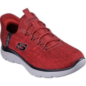 Skechers Slip-On Sneaker "SUMMITS-KEY PACE", Slipper, Freizeitschuh, Halbschuh in veganer Verarbeitung