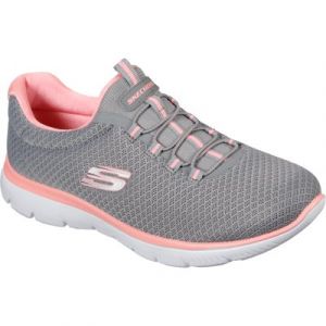 Skechers Slip-On Sneaker "SUMMITS", Slipper, Freizeitschuh, Komfortschuh mit dezenten Kontrast-Details