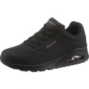 Skechers Wedgesneaker "Uno - Stand on Air", mit feiner Perforation, Freizeitschuh, Halbschuh, Schnürschuh