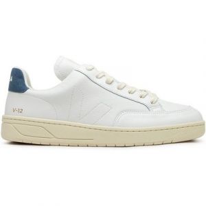 VEJA Veja V-12 Stitch O.T. Leather (Weiß / Blau) Sneaker