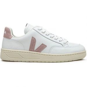 VEJA Veja WMNS V-12 Leather (Weiß / Rosa) Sneaker