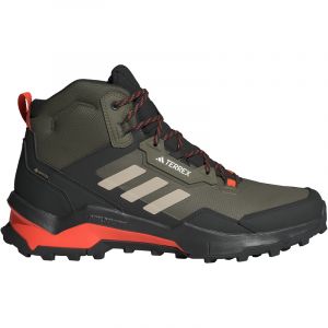 adidas TERREX AX4 GORE-TEX Mid-Top Wanderschuhe Herren IG8853 - olive strata/wonder beige/core black 43 1/3