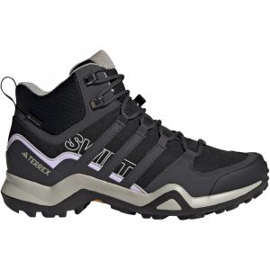 adidas TERREX Swift R2 GORE-TEX Mid-Top Wanderschuhe Damen IF7637 - core black/dgh solid grey/purple tint 43 1/3