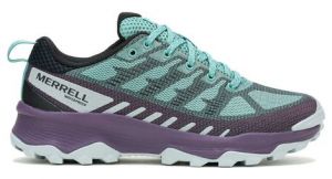 merrell speed eco waterproof damen wanderschuhe blau