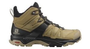 salomon x ultra 4 mid gtx beige schwarz herren wanderschuhe